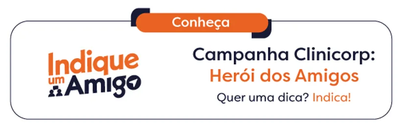 herói dos amigos. card final da campanha de indicação herói dos amigos