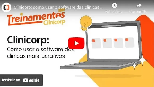 Clinicorp como usar. Vídeo divulgação dos treinamentos Clinicorp.