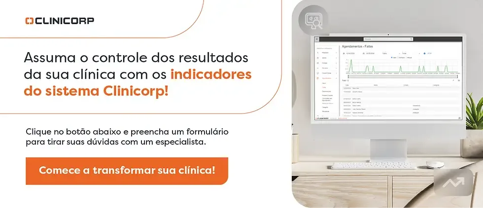 Dentista analisando indicadores de desempenho no computador para otimizar a gestão da sua clínica odontológica.