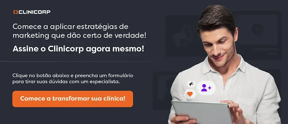 Teste o software de gestão da Clinicorp: solicite uma demonstração gratuita