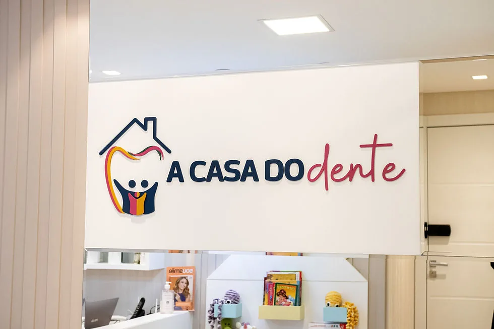 migração digital. Foto da logo da Casa do Dente.