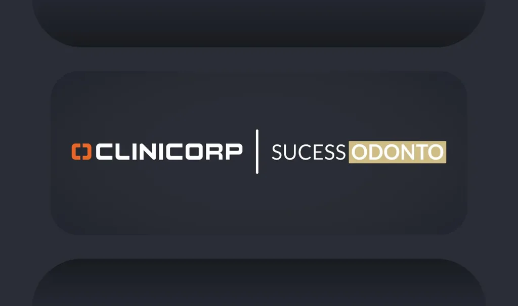 SucessOdonto e Clinicorp: imagem dos logos das duas instituições, sinalizando a parceria de sucesso entre elas.