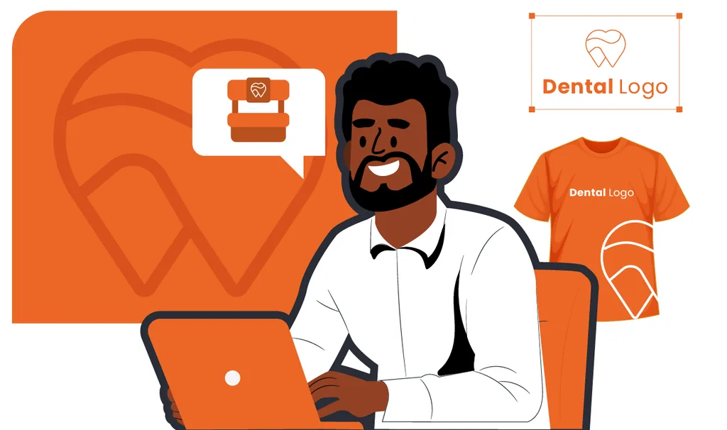 Imagem ilustrativa de dentista cuidando do branding na odontologia para a clínica.