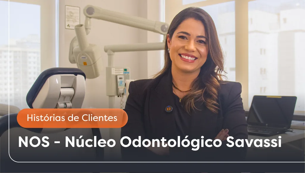 Faturamento odontológico: imagem da Dr.ª Alexia Leite em uma das salas do Núcleo Odontológico Savassi.
